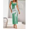 ZESICA Women’s 2026 Summer Spring Floral Maxi Dress Beach Vacation Casual Sleeveless Tank Knitted Bodycon Sweater Dresses(Sagegreen)