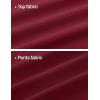 ZESICA Women’s Summer 2 Piece Outfits Knit Tops Suit Pants Matching Lounge Vacation Set Dressy Business Casual Clothes(Wine)