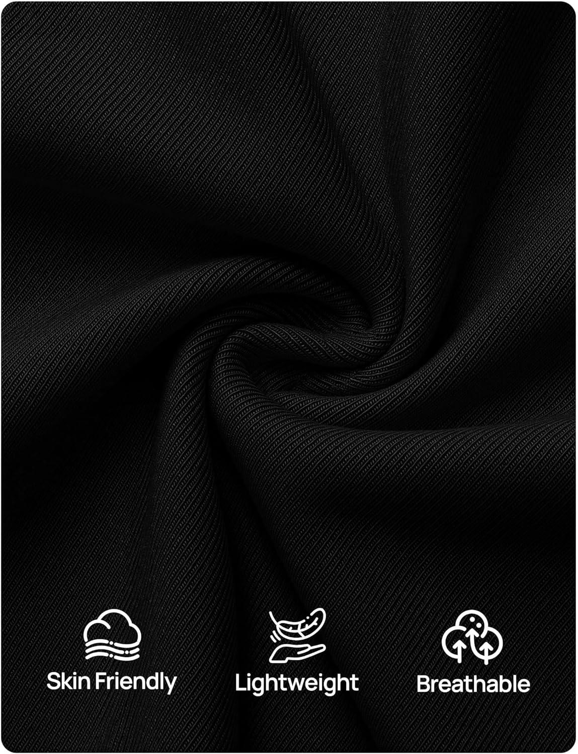imageZESICA Womens Short Sleeve Shirts 2026 Summer Cowl Neck Ruched Slim Fit TShirts Going Out Tops Dressy Casual ClothesBlack