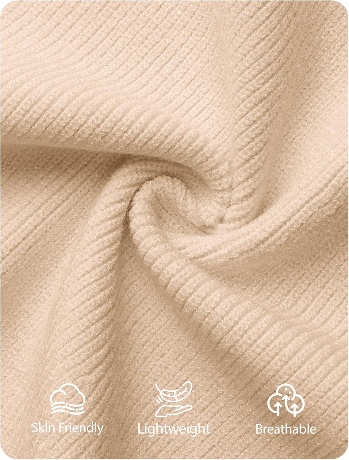 imageZESICA Womens Summer Short Sleeve Knit Mini Dress 2026 Casual V Neck Button Front Business Work Sweater Short DressesApricot