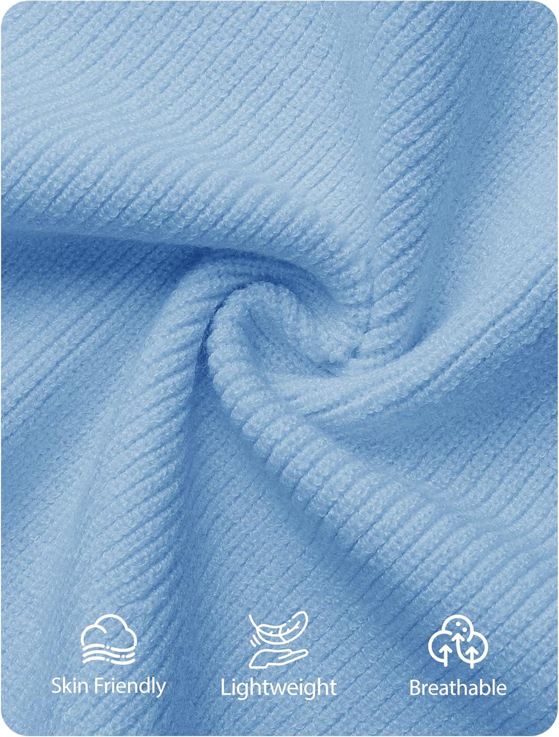 imageZESICA Womens Summer Short Sleeve Knit Mini Dress 2026 Casual V Neck Button Front Business Work Sweater Short DressesBlue