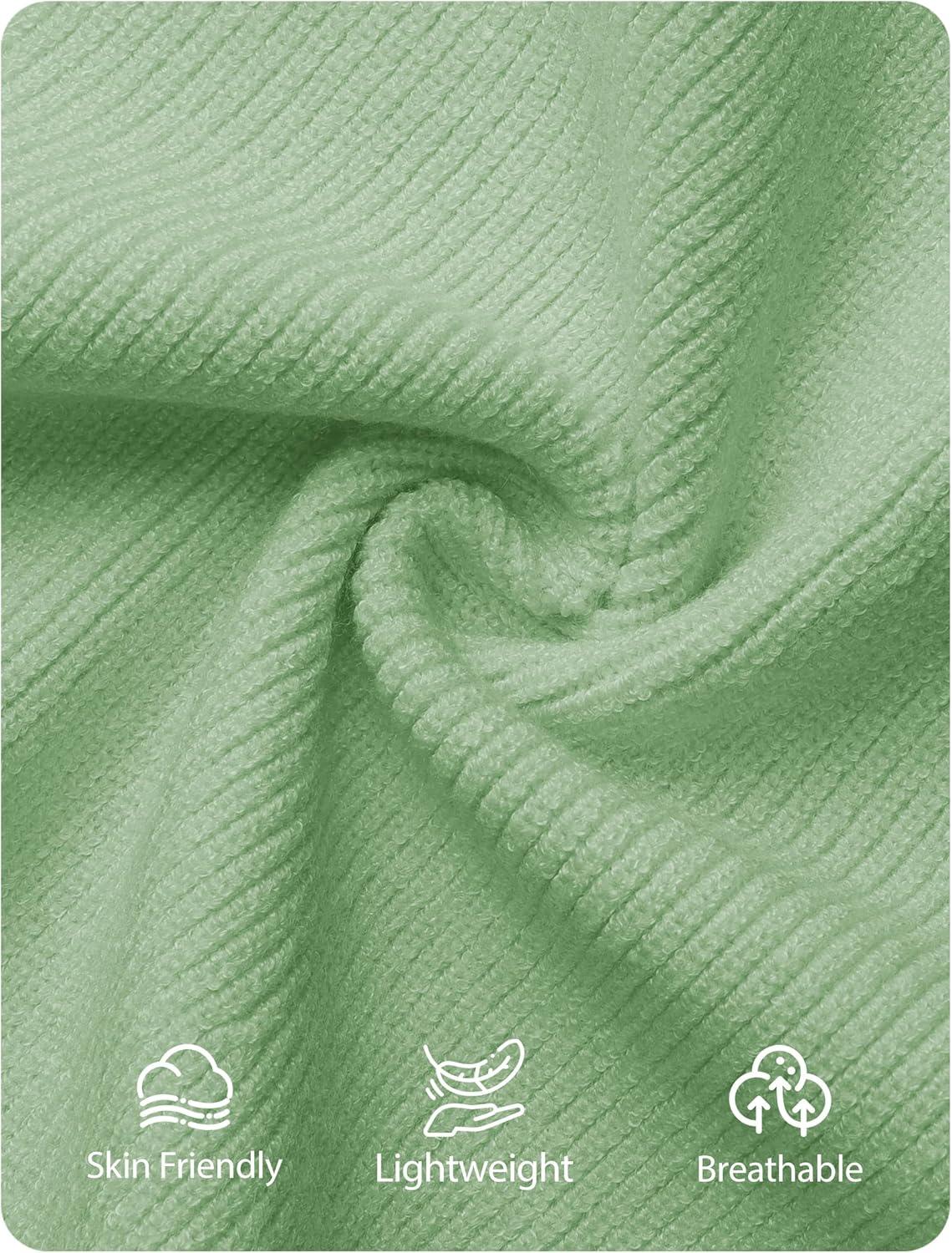 imageZESICA Womens Summer Short Sleeve Knit Mini Dress 2026 Casual V Neck Button Front Business Work Sweater Short DressesLightgreen