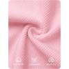 ZESICA Women’s Summer Short Sleeve Knit Mini Dress 2026 Casual V Neck Button Front Business Work Sweater Short Dresses(Pink)