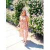 ZESICA Women’s 2026 Summer Crossover Halter Neck Sleeveless Plaid Cut Out Backless Flowy A Line Maxi Dress(Lightbrown)