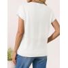 ZESICA Women’s Summer Wool Blend Short Sleeve Sweater Top 2026 Business Casual Lightweight Trendy Tank Tops(White)