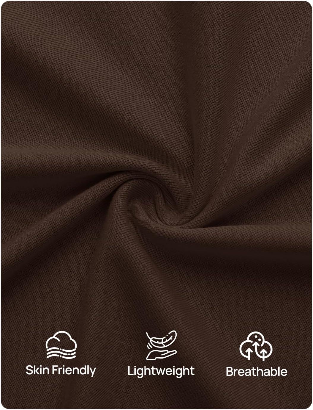 imageZESICA Womens Cowl Neck Business Casual Tank Tops 2026 Summer Sleeveless Knit Shirts Work Dressy BlousesBrown