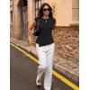 ZESICA Womens Boat Neck Cap Sleeve Tops Dressy Casual Peplum Shirts 2026 Summer Tunic Blouses Fashion Trendy Clothes(Black)