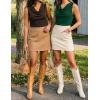 ZESICA Women’s Cowl Neck Business Casual Tank Tops 2026 Summer Sleeveless Knit Shirts Work Dressy Blouses(Green)