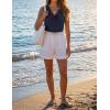 ZESICA Women’s Cowl Neck Business Casual Tank Tops 2026 Summer Sleeveless Knit Shirts Work Dressy Blouses(Navy)