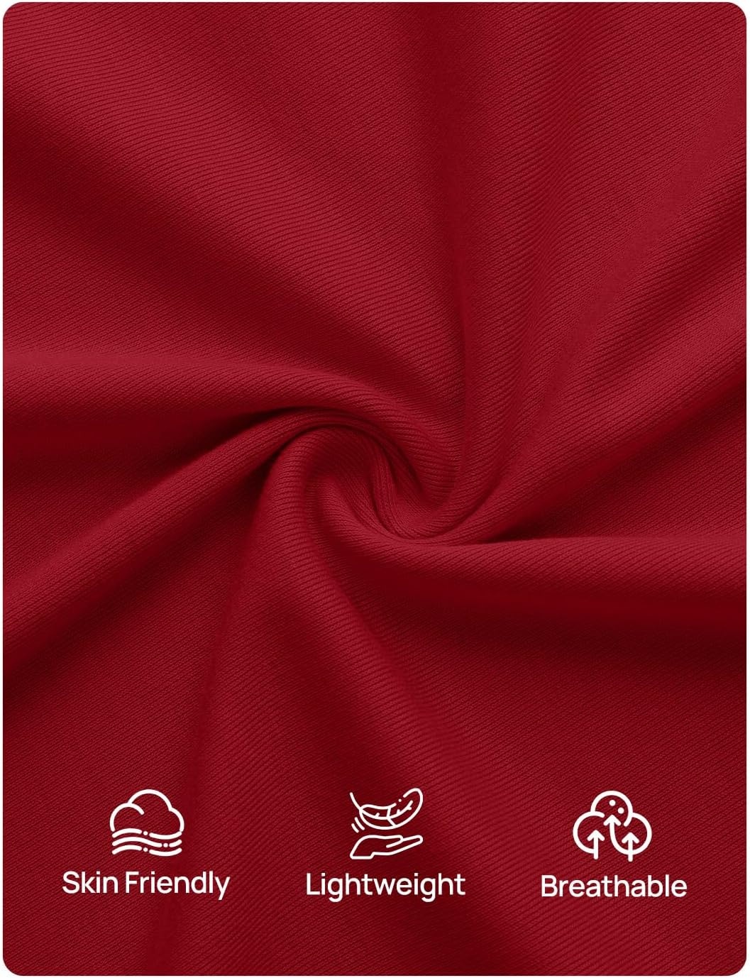 image:imageZESICA Womens Cowl Neck Business Casual Tank Tops 2026 Summer Sleeveless Knit Shirts Work Dressy BlousesRed