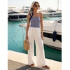 ZESICA Women’s Striped Strapless Crop Tube Tops 2026 Summer Backless Knit Bandeau Shirts Going Out Tank Top Fashion Outfits(Blue)
