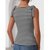 ZESICA Womens Cute Summer Going Out Tank Tops 2026 Y2K Trendy Tie Shoulder Boat Neck Ruch Fitted Shirts(Dim)