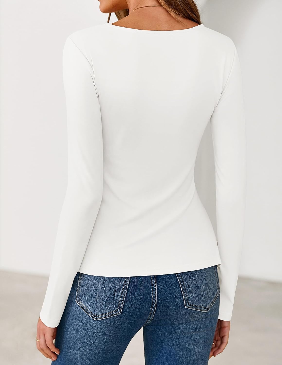 image:imageZESICA Womens Fall Long Sleeve Peplum Business Casual Tops Boat Neck Asymmetrical Tunic Blouse Comfy Soft Fabric Work Ofiice Outfits Fashion Trendy ClothesWhite