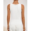 ZESICA Tank Tops for Women Summer Ribbed Knit V Neck Lace Trim Tanks Sleeveless Casual Going Out Cami Shirts 2026(White)