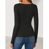ZESICA Womens Fall Long Sleeve Peplum Business Casual Tops | Boat Neck, Asymmetrical Tunic Blouse, Comfy Soft Fabric, Work Ofiice Outfits, Fashion Trendy Clothes(Black)