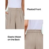 ZESICA Womens Wide Leg Dress Pants 2026 High Waisted Work Palazzo Pants Office Business Casual Flowy Trousers Slacks(Graybrown)