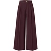 ZESICA Womens Wide Leg Dress Pants 2026 High Waisted Work Palazzo Pants Office Business Casual Flowy Trousers Slacks(Wine)