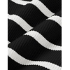 ZESICA Women’s Summer Sleeveless Ribbed Knit Bodycon Midi Dresses(Black)