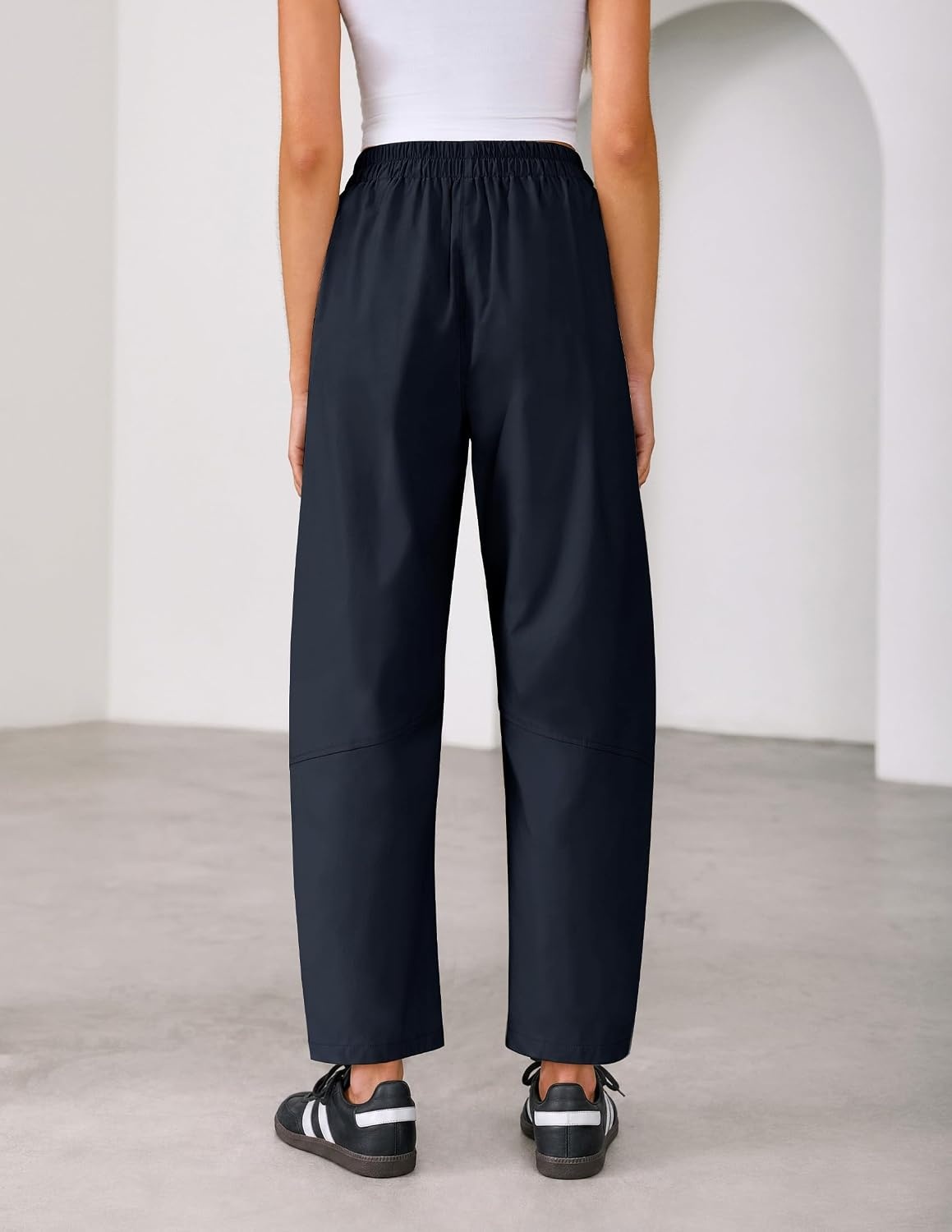 image:imageZESICA Womens Barrel Travel Pants with PocketsNavy