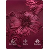 ZESICA Women’s 2026 Fall Floral Wedding Guest Cocktail Mini Dress(Burgundy)