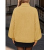 ZESICA Women’s Fall Winter Long Sleeve Turtleneck Oversized Sweaters(Ginger)