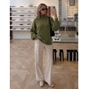 ZESICA Women’s Fall Winter Long Sleeve Turtleneck Oversized Sweaters(Green)