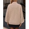 ZESICA Women’s Fall Winter Long Sleeve Turtleneck Oversized Sweaters(Oatmeal)