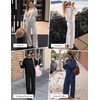 ZESICA Two Piece Lounge Sets for Women Fall Sweatsuit Tracksuit Outfits(White)