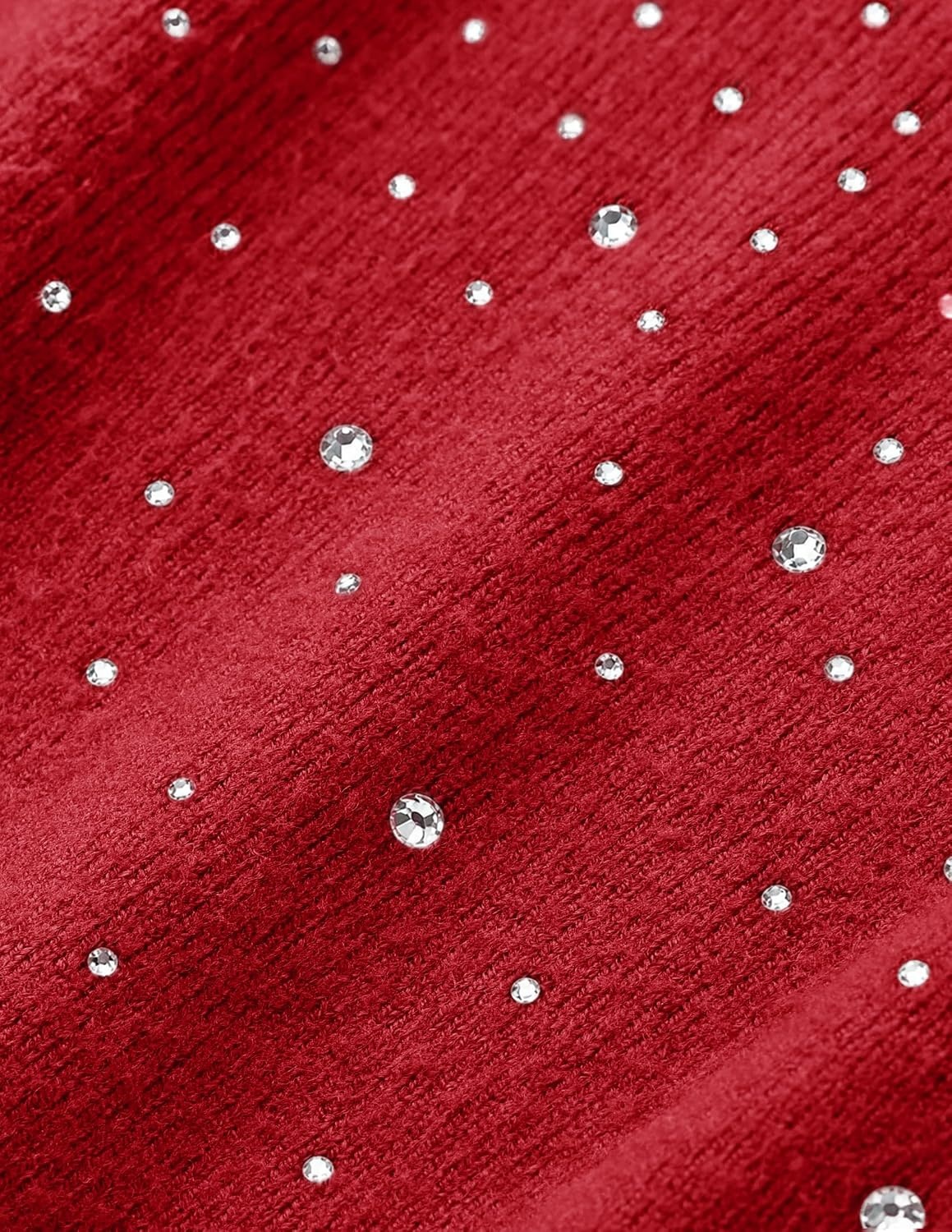 image:imageZESICA Womens Long Sleeve Bussiness Casual Fashion Knit Sweater TopsRed