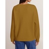 ZESICA Women’s Fall Floral Oversized Sweaters 2026 Cozy Pullover Tops(Mustardyellow)