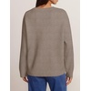 ZESICA Women’s Fall Floral Oversized Sweaters 2026 Cozy Pullover Tops(Oats)