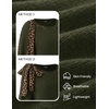 ZESICA Women’s Fall Winter Cute Bow Tie Oversized Sweaters(Armygreen)