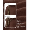ZESICA Women’s Fall Winter Cute Bow Tie Oversized Sweaters(Brown)