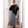 ZESICA Women’s Fall Winter Long Sleeve Casual Oversized Sweaters(Black)