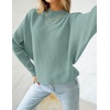 ZESICA Women’s Fall Winter Turtleneck Long Batwing Sleeve Sweaters(Lake)