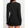 ZESICA Women’s Fall Zipper Pullover Sweaters 2026 Cozy Ribbed Knit Tops(Black)