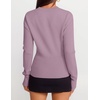 ZESICA Women’s Fall Zipper Pullover Sweaters 2026 Cozy Ribbed Knit Tops(Purple)
