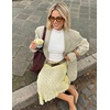 ZESICA Women’s Long Sleeve Bussiness Casual Fashion Knit Sweater Tops(White)
