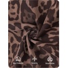ZESICA Women‘s Dressy Casual Blouses Fall Long Sleeve Chiffon Tops(Leopard)