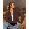 ZESICA Womens Fall Fashion Open Front Cardigan Sweaters(Coffee)