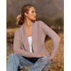 ZESICA Womens Fall Fashion Open Front Cardigan Sweaters(Dustypink)