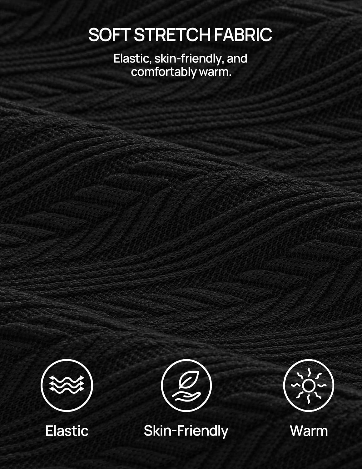 image:imageZESICA Womens Turtleneck Long Sleeve Shirts Basic Slim Fit Knit Sweater TopBlack