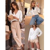 ZESICA Women’s Wool Blend Lightweight Cardigan Sweaters 2026 Fall Outfits(White)