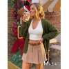 ZESICA Women’s Chunky Open Front Knit Cardigan Sweaters(Avocado)