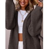 ZESICA Women’s Chunky Open Front Knit Cardigan Sweaters(Coffee)