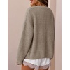 ZESICA Women’s Chunky Open Front Knit Cardigan Sweaters(Khaki)