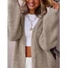 ZESICA Women’s Chunky Open Front Knit Cardigan Sweaters(Khaki)