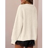 ZESICA Women’s Chunky Open Front Knit Cardigan Sweaters(White)