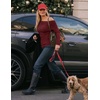 ZESICA Women’s Off Shoulder Fall Long Sleeve Y2k Cute Going Out Tops(Burgundy)