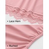 ZESICA Women’s Summer One Shoulder Short Sleeve Ruched Going Out Tops(Pink)